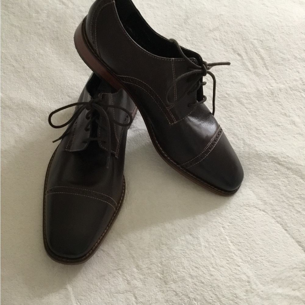 Florsheim Dark Brown Mens Oxford Dress Shoes